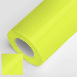 Vinyle brillant Jaune fluo