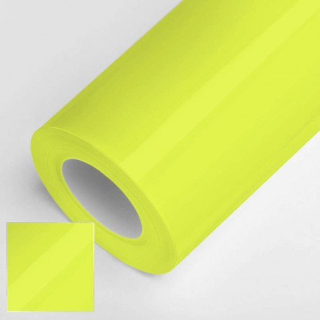 Adhesif jaune fluorescent 5cmX10m