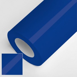 Vinyle adhésif brillant bleu moyen
